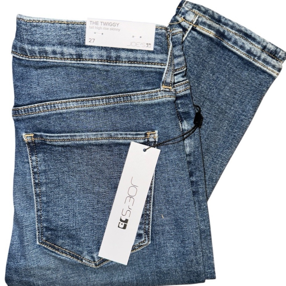 Joes Jeans The Twiggy Tall High Rise Skinny Jeans Persuasion Blue Size 25 NWT